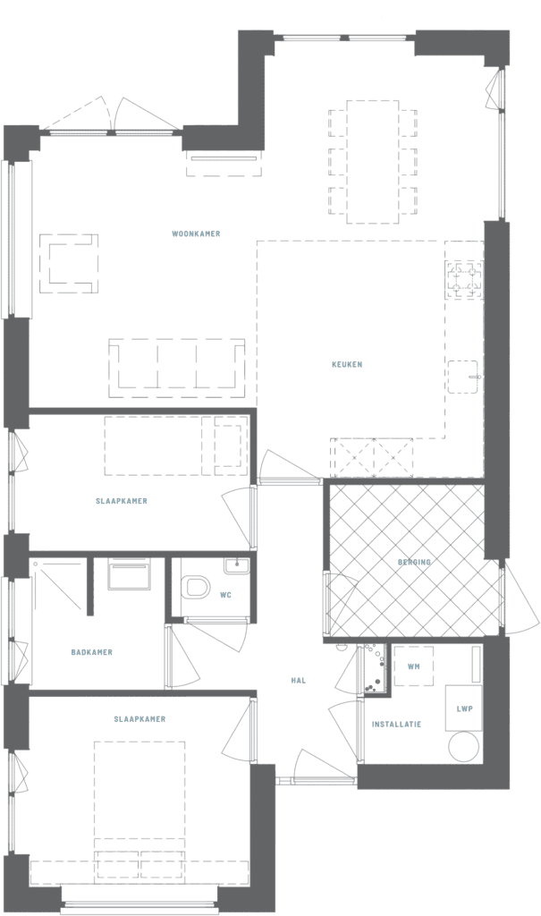 Plattegrond Broekleij | Landgoed De Zandleij
