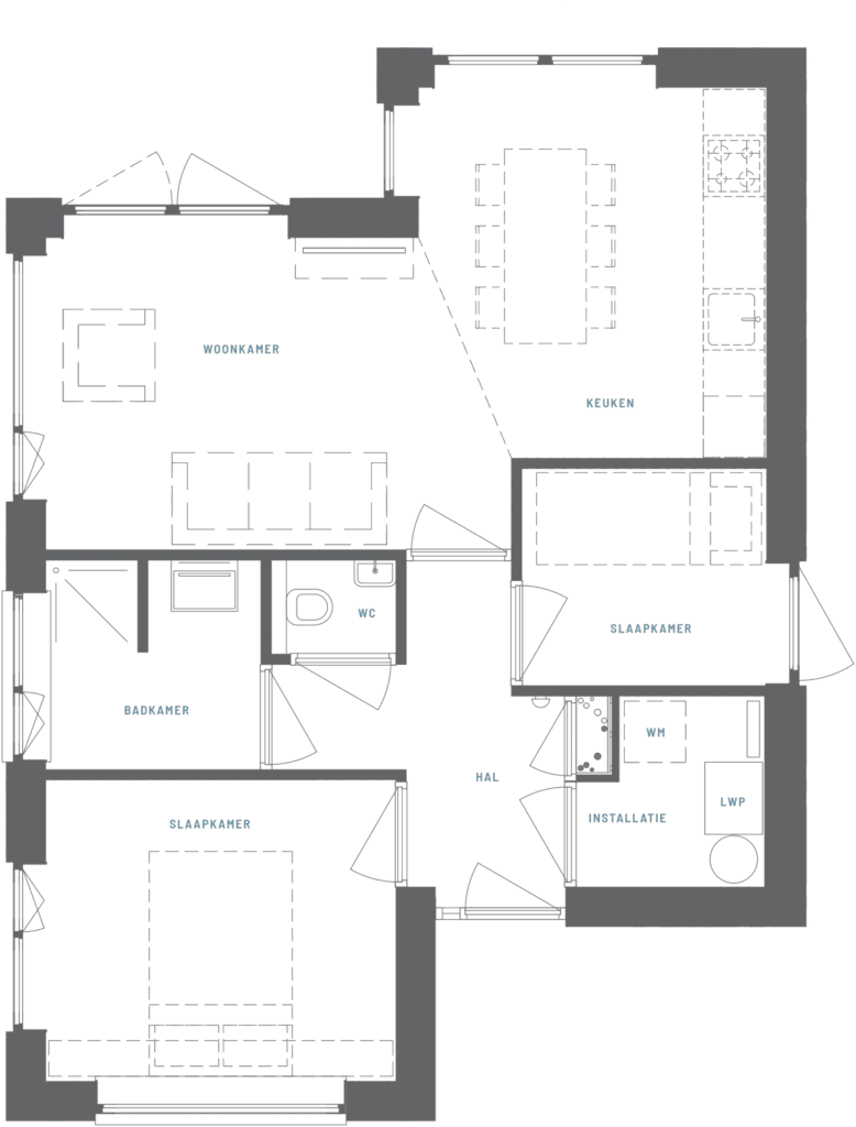 Plattegrond Roomleij | Landgoed De Zandleij